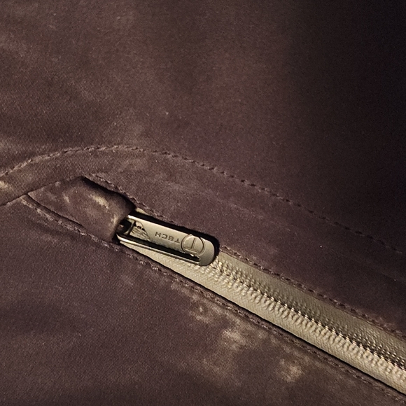 Tumi Tech Jacket black w zip in liner 24"ptp 32" long approx M/L - Picture 2 of 4